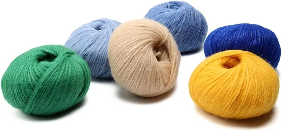 Pullu - Baby Alpaca Merino Wool Yarn Set of 3 Skeins (150 Grams) Worsted Weight - Sourced Directly from Peru - Heavenly Soft and Perfect for Knitting and Crocheting (Almond Latte)