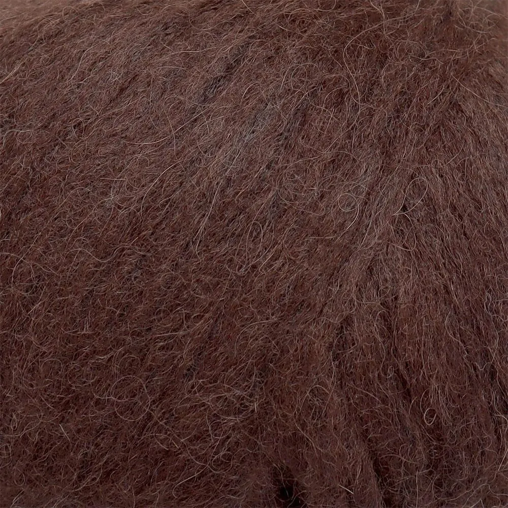 Pullu - Baby Alpaca Merino Wool Yarn Set of 3 Skeins (150 Grams) Worsted Weight - Sourced Directly from Peru - Heavenly Soft and Perfect for Knitting and Crocheting (Brown)