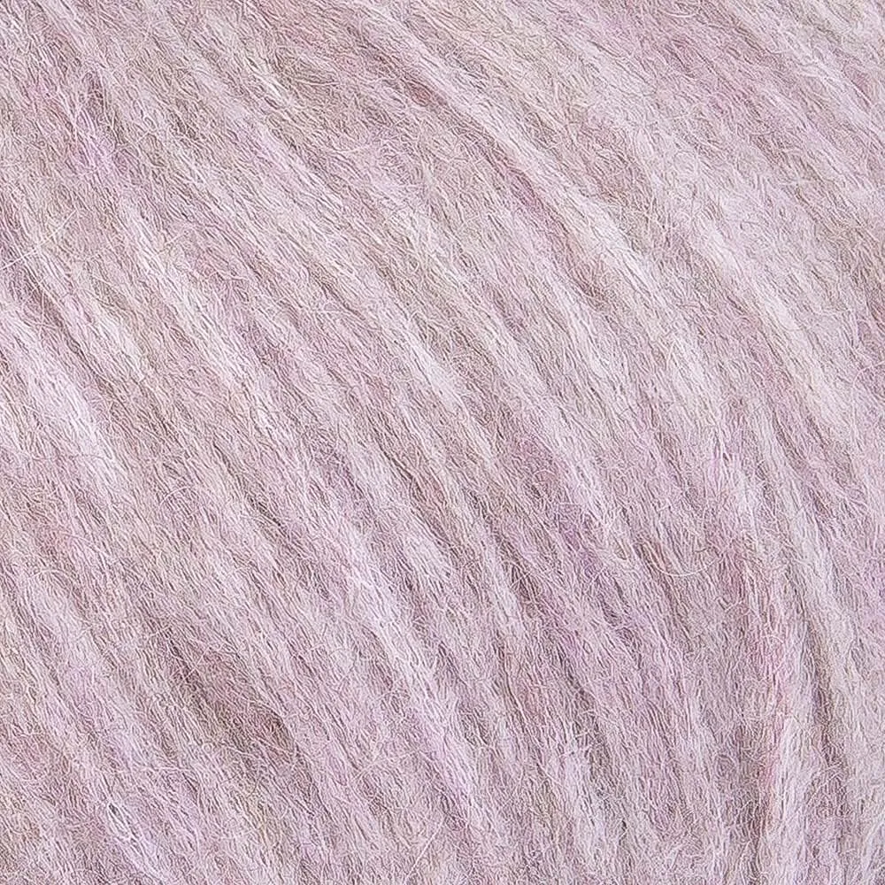 Pullu - Baby Alpaca Merino Wool Yarn Set of 3 Skeins (150 Grams) Worsted Weight - Sourced Directly from Peru - Heavenly Soft and Perfect for Knitting and Crocheting (Lilac Rose)