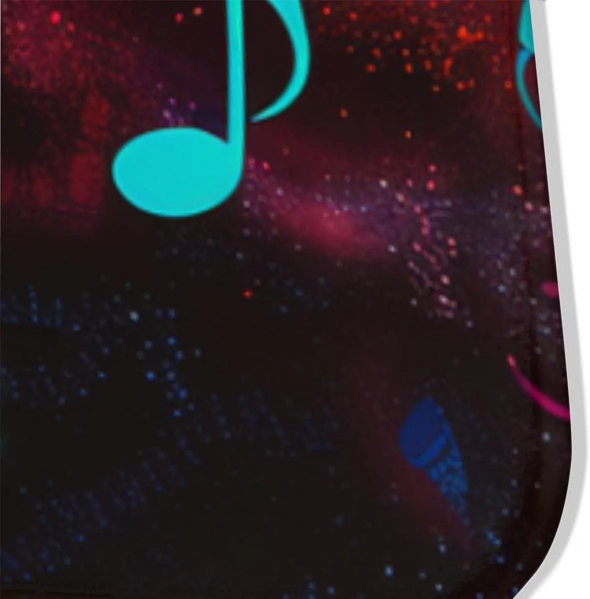 Punk Music Note Girl Carpet, Musical Notes are Like The Senses of The Human Body, They Soothe Our Souls and Touch Our Deepest Emotions. Suitable for Home Decoration 40x60inch