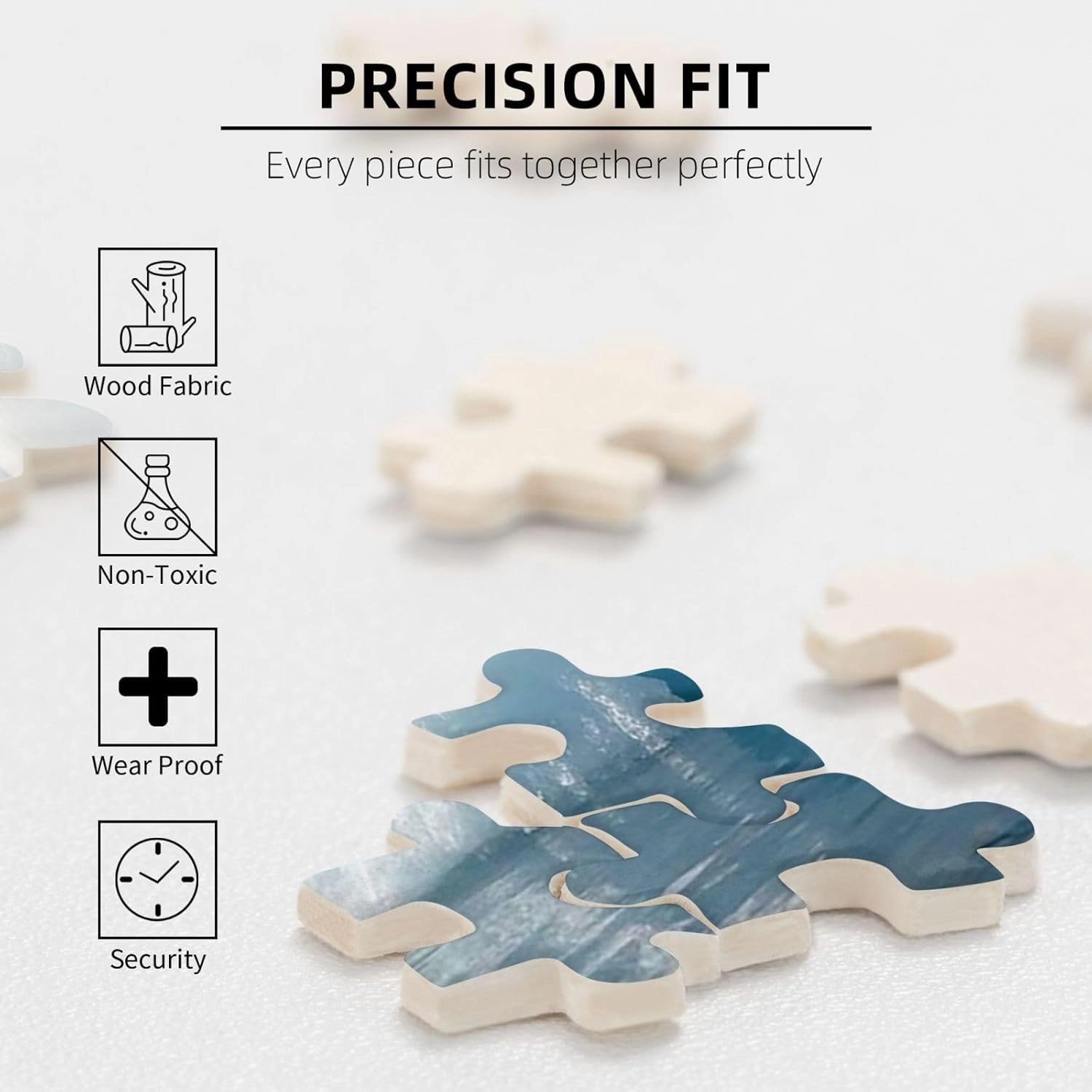 Puzzles 300 Pieces Personalized Jigsaw Puzzles Penguins On The Iceberg Photo Puzzle with Storage Bag Challenging Picture Puzzle for Adults Picture Puzzle for Family Decor Jigsaw (10.2" x 15")