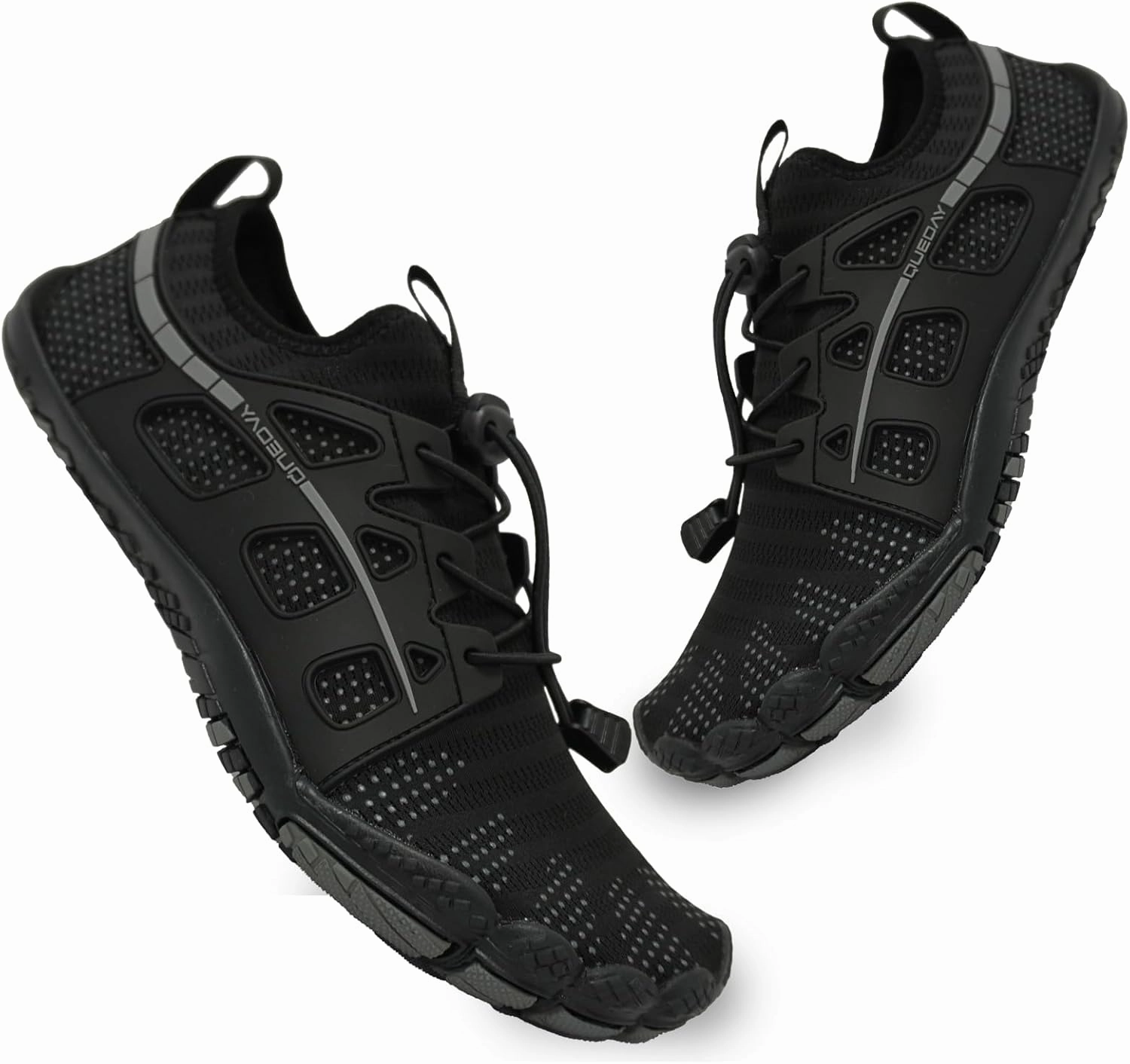 Queday Water Shoes for Women Men Quick Dry Barefoot Shoes Athletic Lightweight Sports Aqua Socks Outdoor Swim Fishing Hiking Diving Surf Walking Kayaking