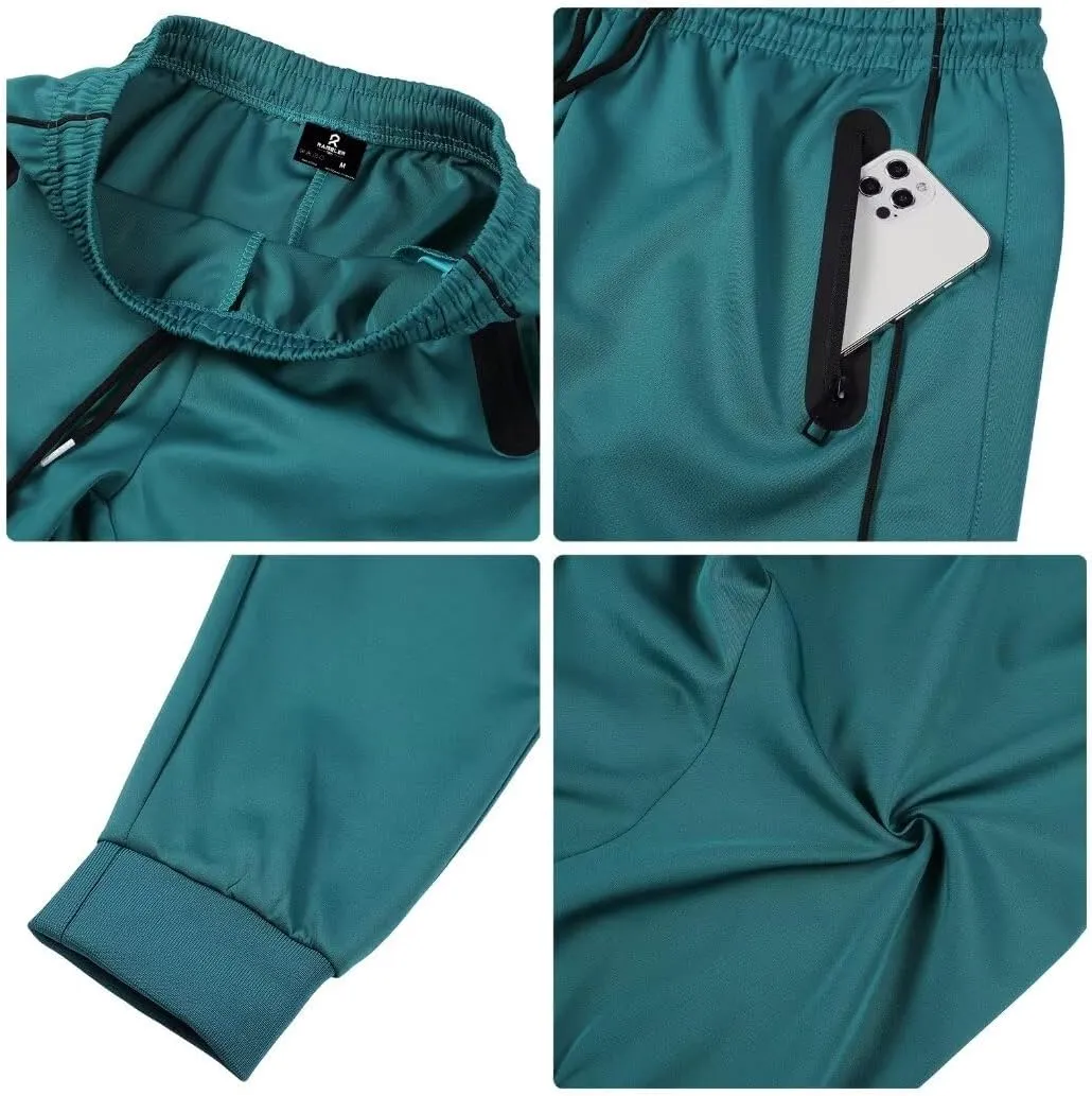 R RAMBLER 1985 Men's Tracksuit Active fashion Hoodie outifts zip sweatsuit set jogger sportswear