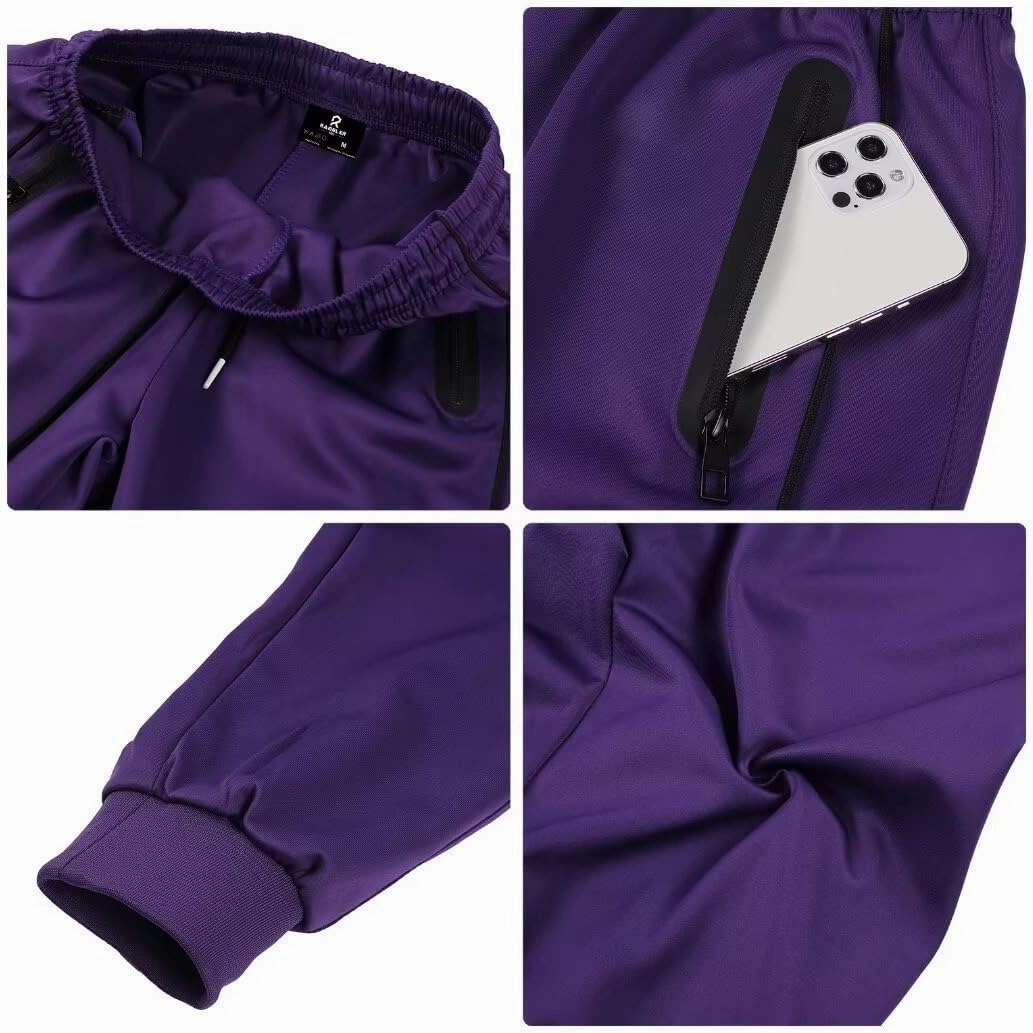 R RAMBLER 1985 Men's Tracksuit Active fashion Hoodie outifts zip sweatsuit set jogger sportswear