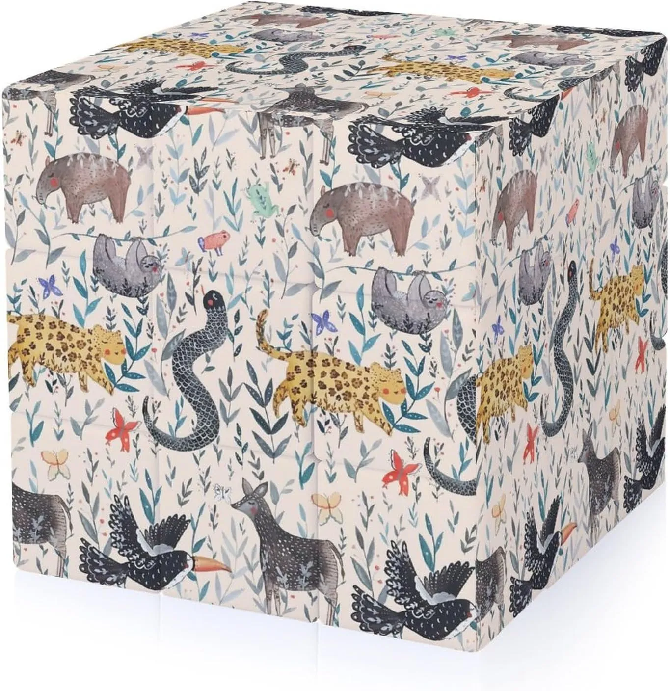 Rainforest Jam Funny 3x3x3 Cube Smooth Lightweight Puzzle for Adult Graphic Printing Travel