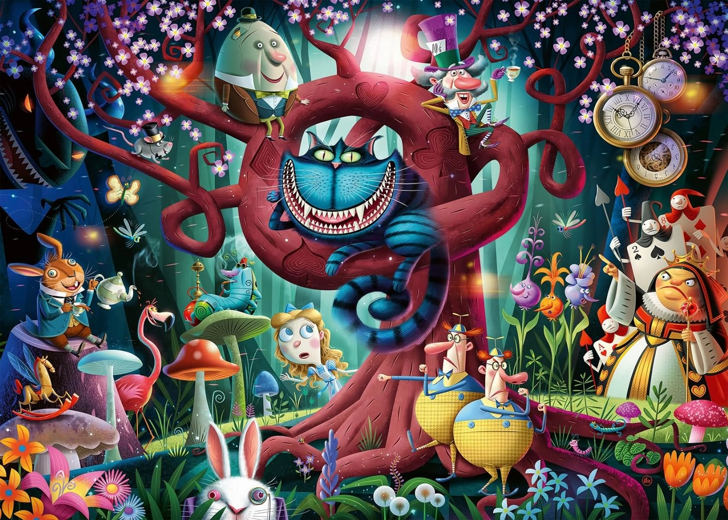 Ravensburger Dean Macadam Most Everyone is Mad 1000 Piece Jigsaw Puzzle for Adults - 12000490 - Handcrafted Tooling, Made in Germany, Every Piece Fits Together Perfectly