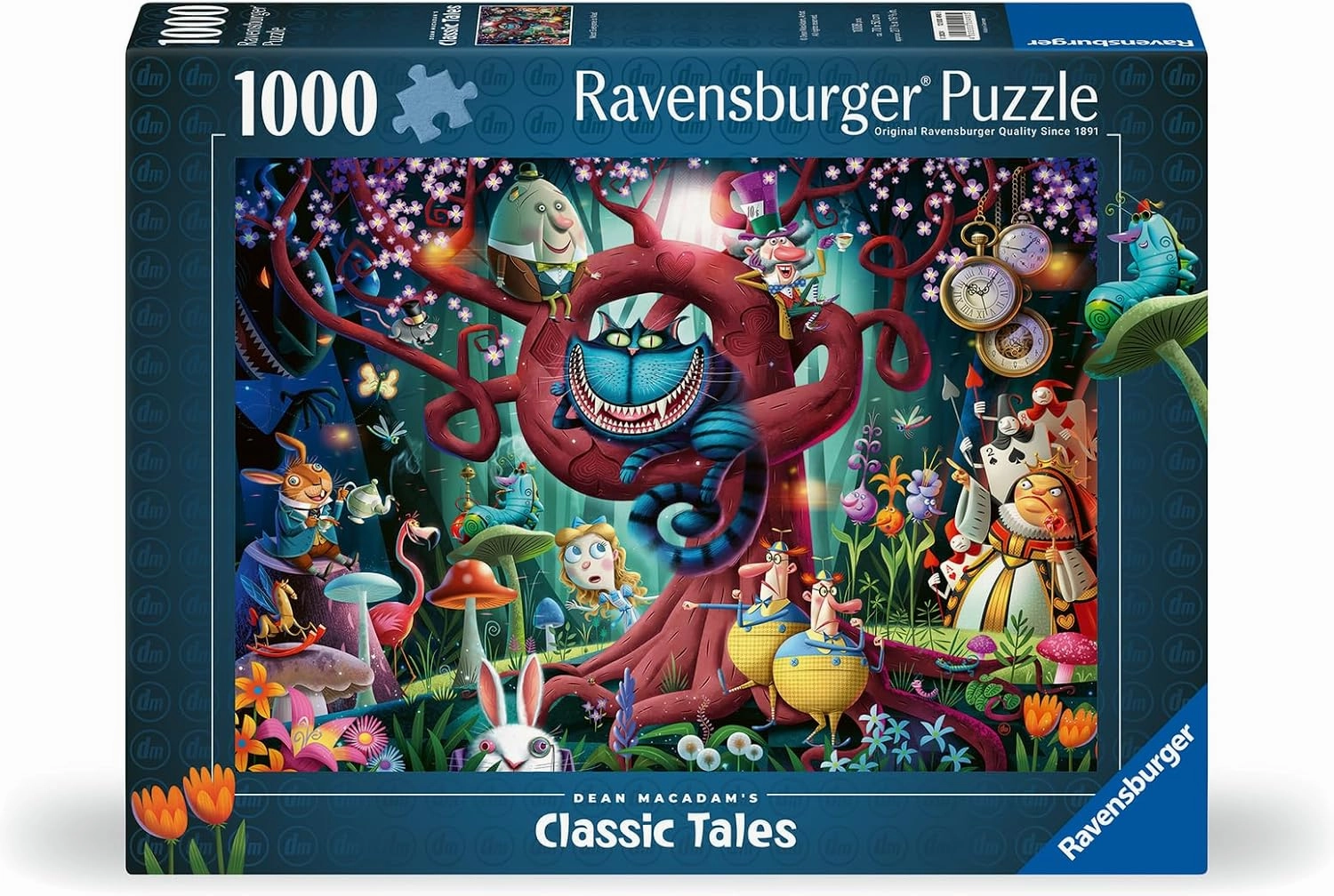 Ravensburger Dean Macadam Most Everyone is Mad 1000 Piece Jigsaw Puzzle for Adults - 12000490 - Handcrafted Tooling, Made in Germany, Every Piece Fits Together Perfectly