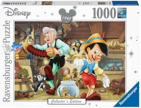 Ravensburger Disney Pinocchio 1000 Piece Jigsaw Puzzle - Unique Softclick Technology Vibrant, Glare-Free Artwork | Sustainable Forestry Sourced Material