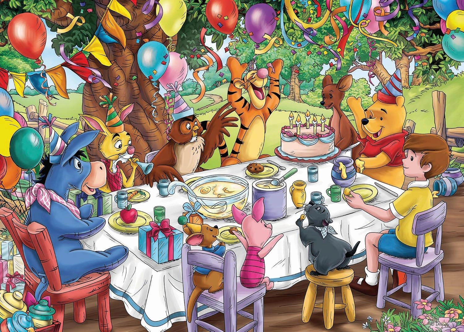 Ravensburger Disney Winnie The Pooh 1000 Piece Jigsaw Puzzle - Unique Softclick Technology Vibrant, Glare-Free Imagery | Ideal for Adults and Kids Aged 12 and Up - 16850
