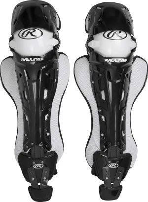 Rawlings | MACH Catcher's Leg Guards | Baseball | NOCSAE Certified | Adult & Intermediate Sizing | Multiple Colors