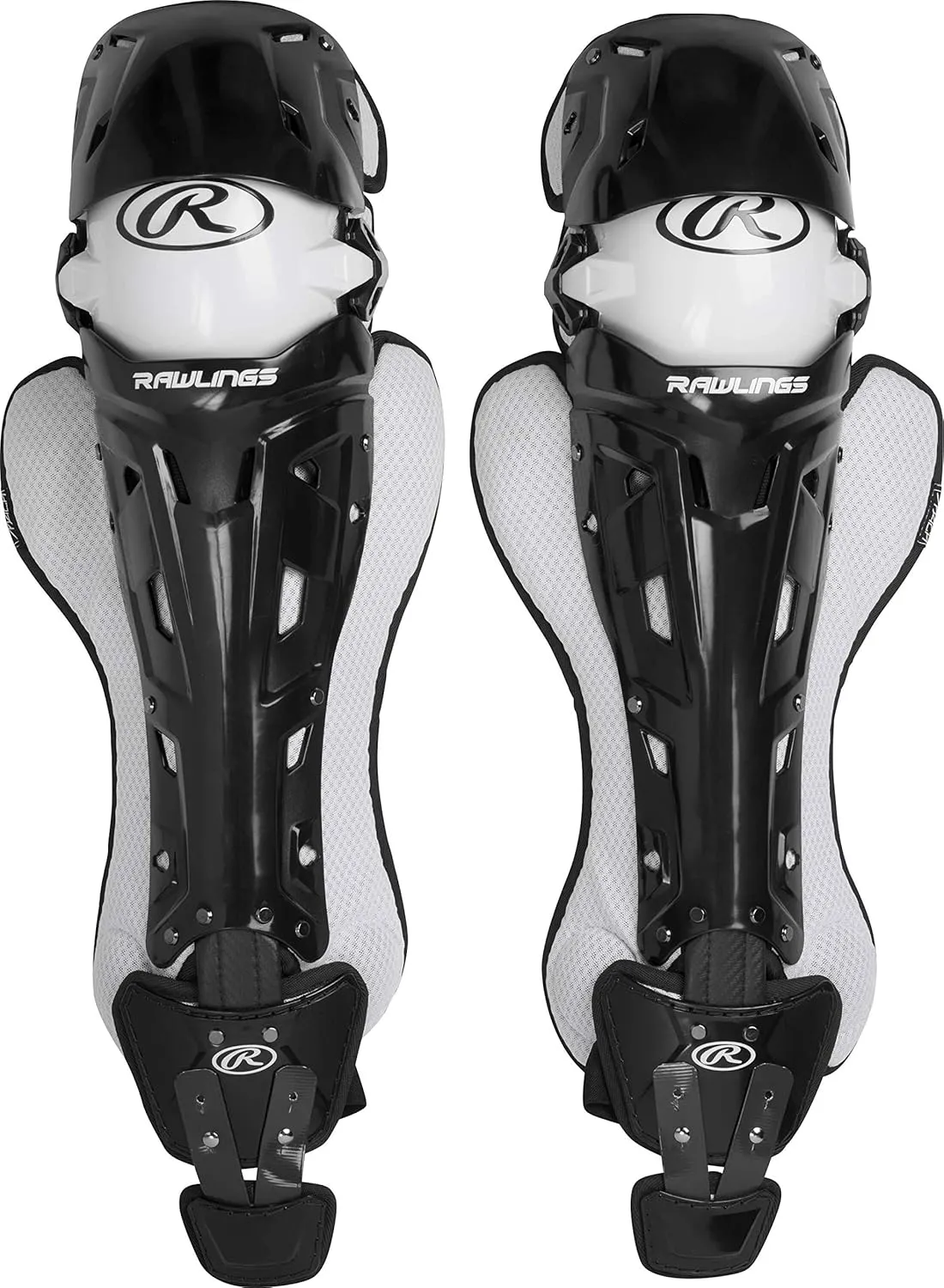 Rawlings | MACH Catcher's Leg Guards | Baseball | NOCSAE Certified | Adult & Intermediate Sizing | Multiple Colors
