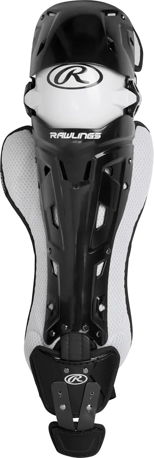 Rawlings | MACH Catcher's Leg Guards | Baseball | NOCSAE Certified | Adult & Intermediate Sizing | Multiple Colors