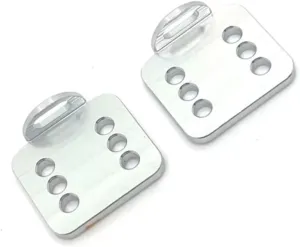 RC Car DIY Parts for WPL C74 C74-1 JA11 1/16 Metal Car Shell Fixing Components RC Model Crawler Car Truck for Buggy Upgrade Parts(Silver)