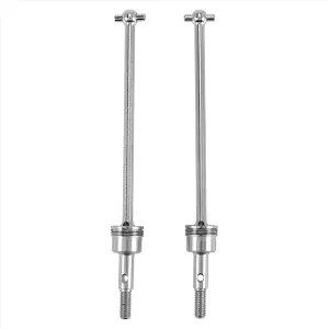 RC Drive Shaft Compatible with Wltoys 1/10 104009 12402-A 12401 12403 12404 12409 1/12 RC Cars Upgrade Parts 2Pcs Metal Drive Shaft CVD