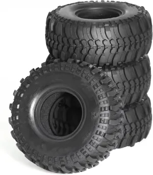 RC Upgrade Parts for Axial for Scx10 Pro for Redcat for Capra for Traxxas for Trx4 D90 1/10 RC Crawler Car 4PCS 118mm 1.9" Soft Rubber Tire Wheel Tyre