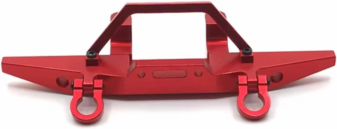 RC Car DIY Parts for MN for MN98 D90 D91 D96 99S 1/12 Metal Upgrade Modified Front Bumper Remote Control Crawler Car Upgrade Parts Accessories(Red)