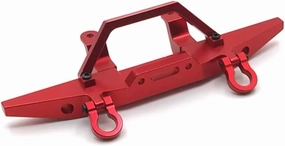 RC Car DIY Parts for MN for MN98 D90 D91 D96 99S 1/12 Metal Upgrade Modified Front Bumper Remote Control Crawler Car Upgrade Parts Accessories(Red)