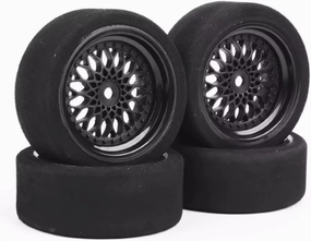 RC Car DIY Parts for Wltoys 144001 124019 124017 A959 1/16 1/14 1/12 4pcs Parts On Road Foam Tyres 62MM Wheel 12MM Hex RC Cars