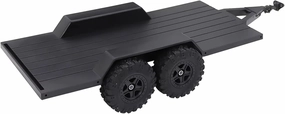 RC Car Parts Compatible with TRX4-M for Defender for Bronco 1/18 RC Crawler Car Upgrade Parts Utility Trailer with Hitch for Hauling Behind Car