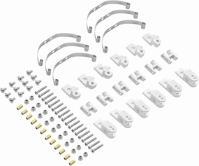 RC Car Upgrade Parts for WPL B1 B14 B-14 B16 B24 B-24 C14 C-14 C24 C-24 B16 4x4 6x6 1/16 Military Truck Metal for Leaf for Spring Suspension Set Upgrade RC Car Parts(Silver,6WD)