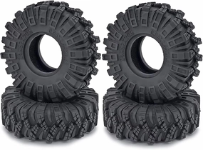 Rc Car Wheel Rim Tire Compatible with Trx4m for Scx24 for Fcx24 for Fcx 1/18 1/24 RC Car Part RC Car Accessories Replacement Parts Crawler Wheel Tires Diameter Width