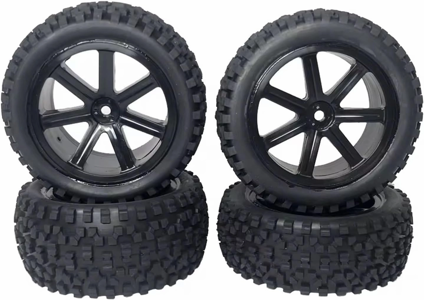 Rc Car Wheel Rim Tire Compatible with WLtoys 144001 144010 124019 124018 124017 12428 1/12 1/14 RC Car Upgrade Parts 4Pcs Large Tires Widening Tires Wheel