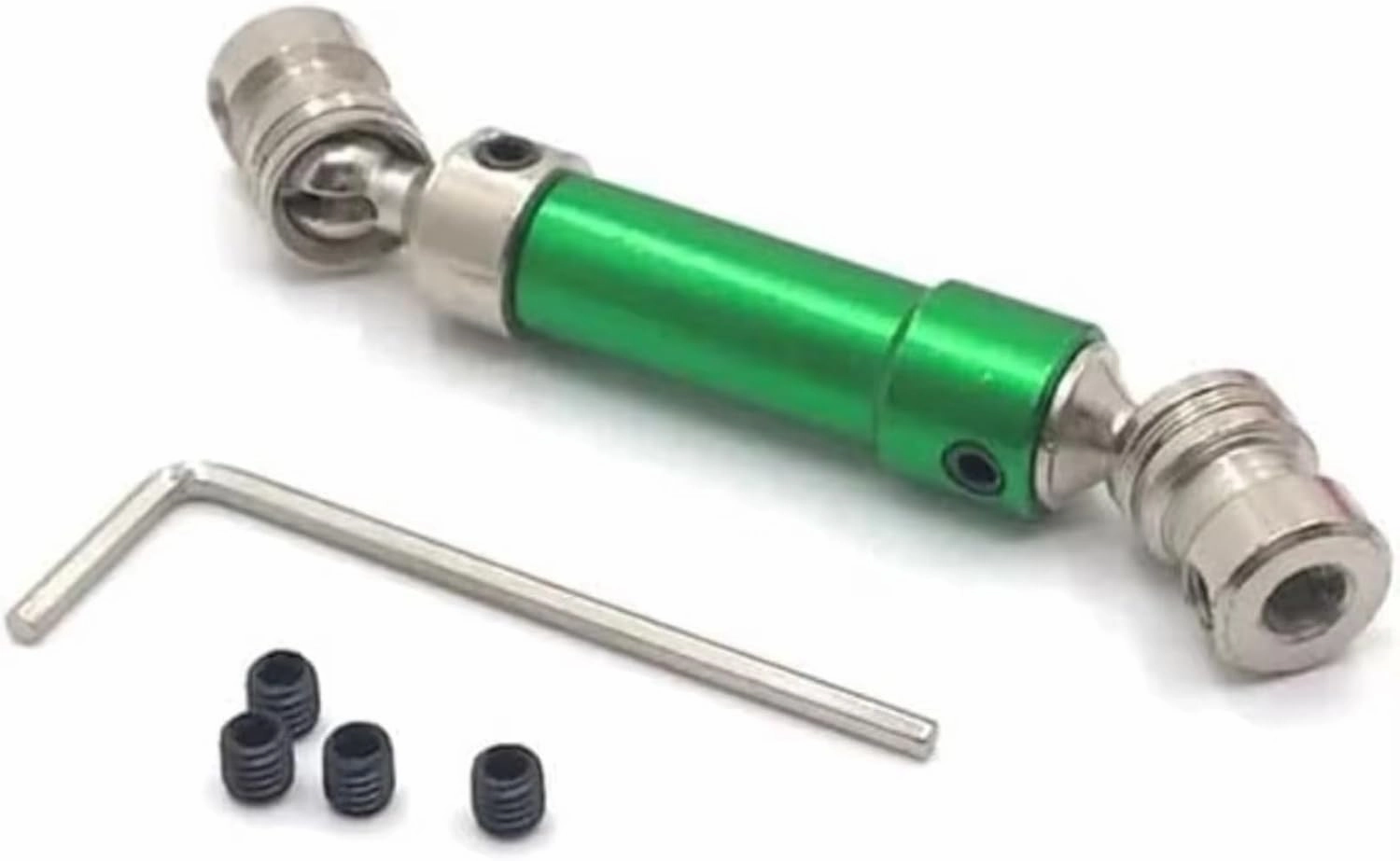 RC Drive Shaft Compatible with Wltoys 12427 12423 12428 12429 1/12 RC Car Upgrade Parts Accessories Metal Rear Drive Shaft 80mm-100mm(Green)