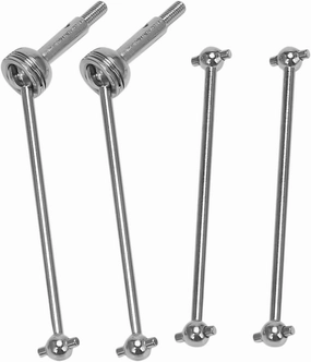 RC Drive Shaft Compatible with Wltoys 144001 1/14 RC Drift for Racing Car Upgrade Parts 4Pcs Front Rear for Universal Drive Shaft Dog Bone CVD