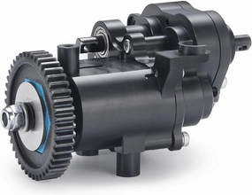 RC Transmission Gearbox Compatible with TRX4 TRX6 1/10 RC Crawler Car Upgrade Parts Accessories Metal Gearbox 2 Speed Transmission Gear Box