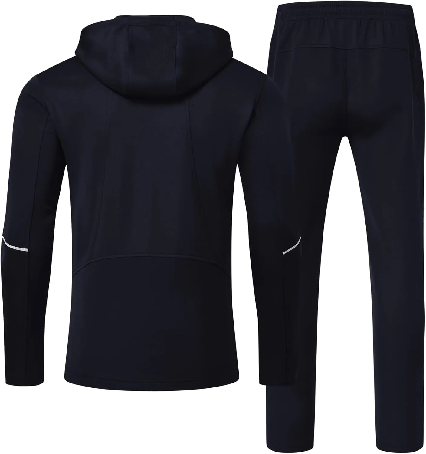 Rdruko Men's Track Suits 2 Piece Set Sweatsuits Jogging Workout Gym Warm Up Sportswear Suits with Hoodie