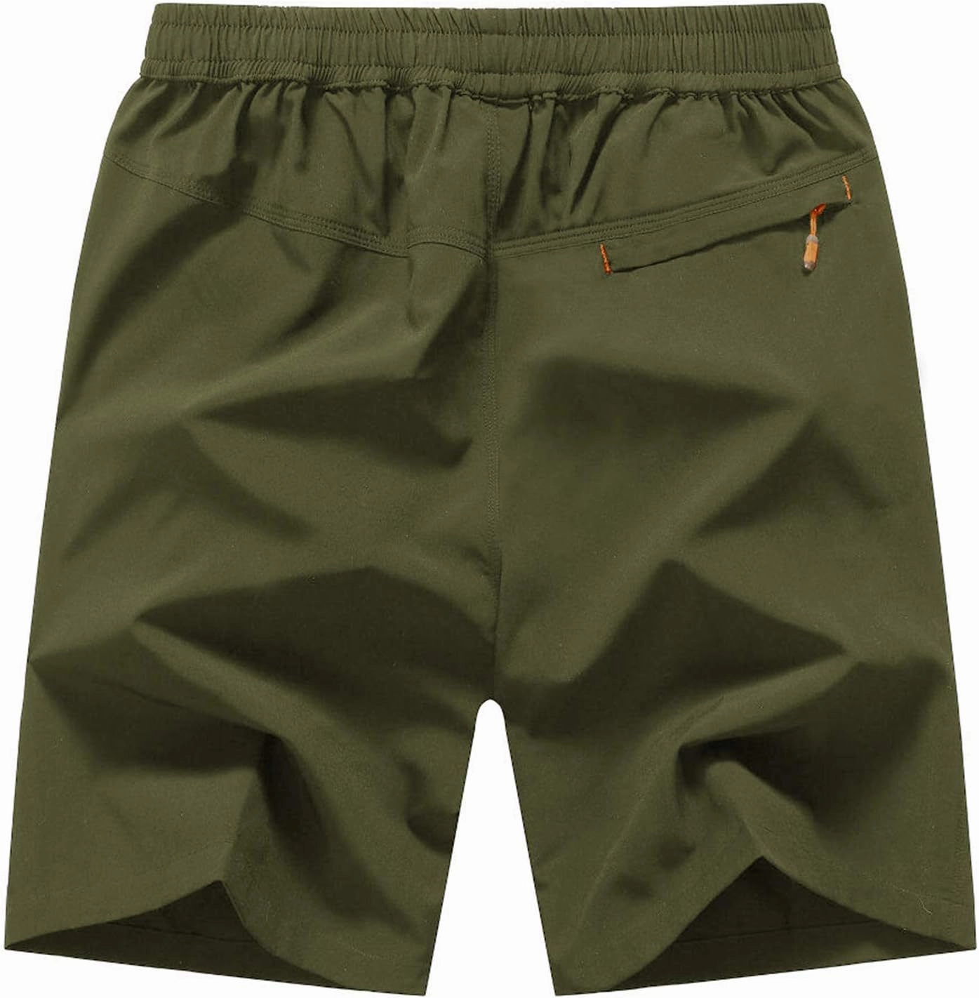 Rdruko Men's Quick Dry Hiking Shorts Lightweight Running Gym Outdoor Active Shorts with Zipper Pockets