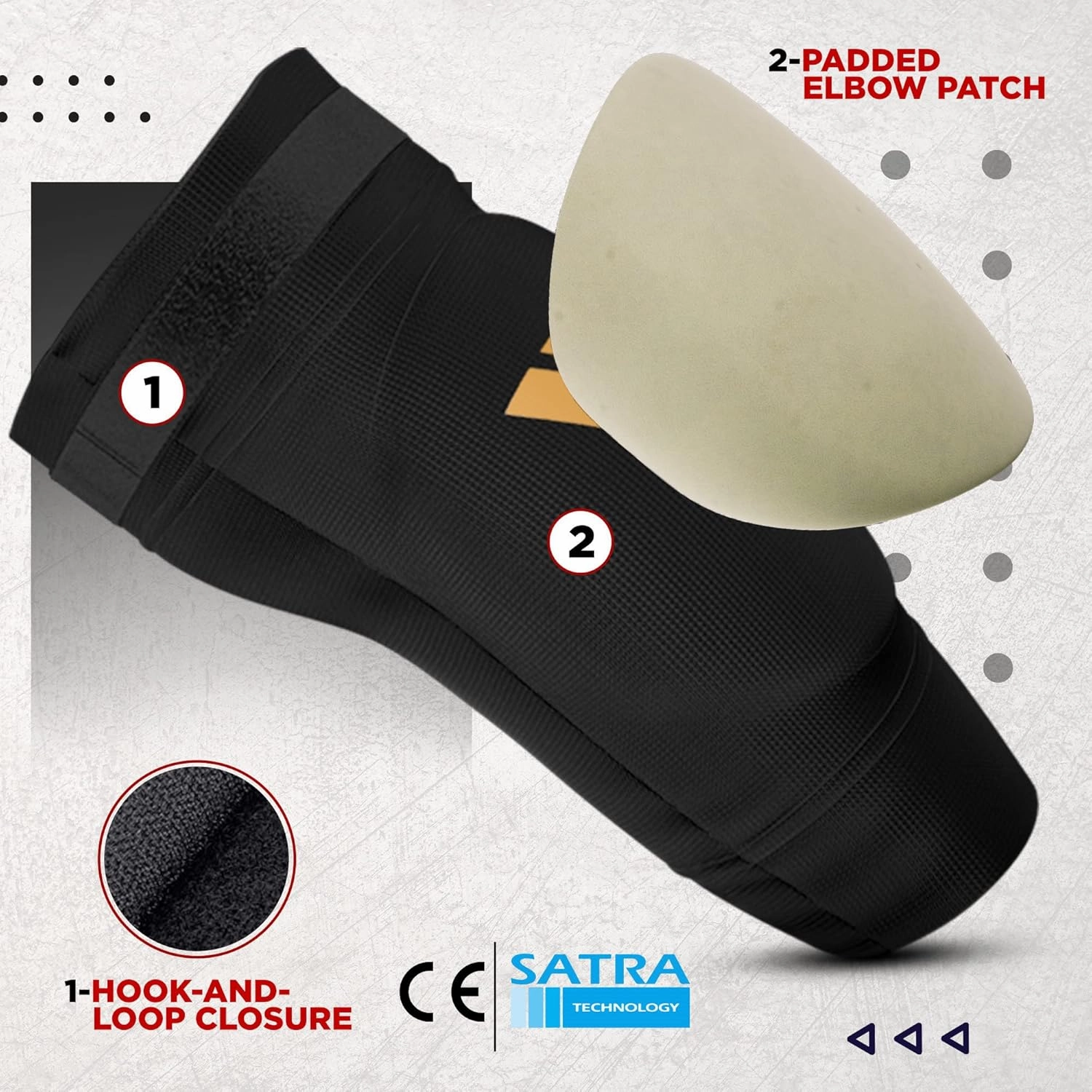 RDX Elbow Pads, Muay Thai MMA Kickboxing Sparring Elbow Guard, Martial Arts Striking Protection,Wrestling Basketball Adjustable MTB Volleyball Compression Padded Sleeve, Men Women