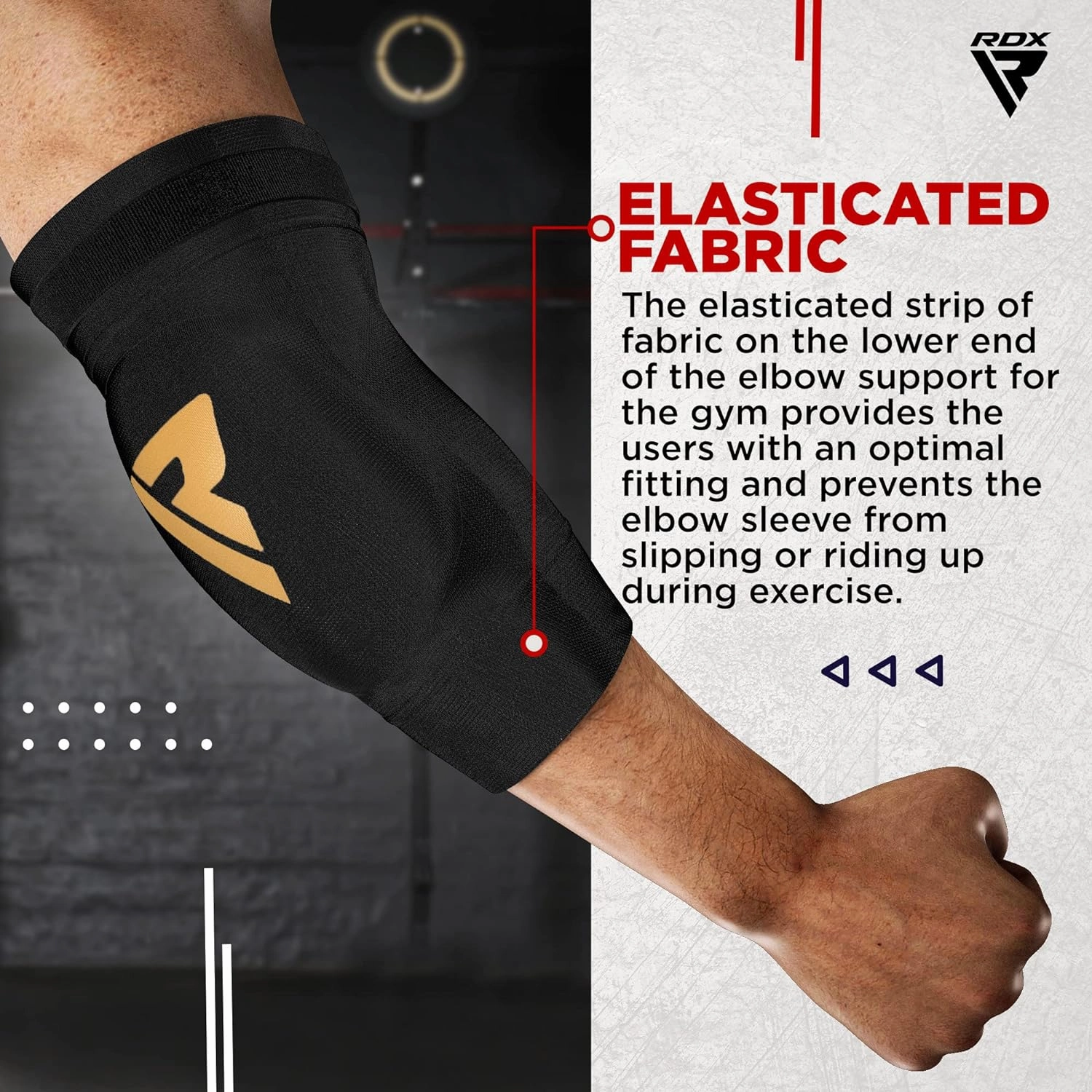 RDX Elbow Pads, Muay Thai MMA Kickboxing Sparring Elbow Guard, Martial Arts Striking Protection,Wrestling Basketball Adjustable MTB Volleyball Compression Padded Sleeve, Men Women