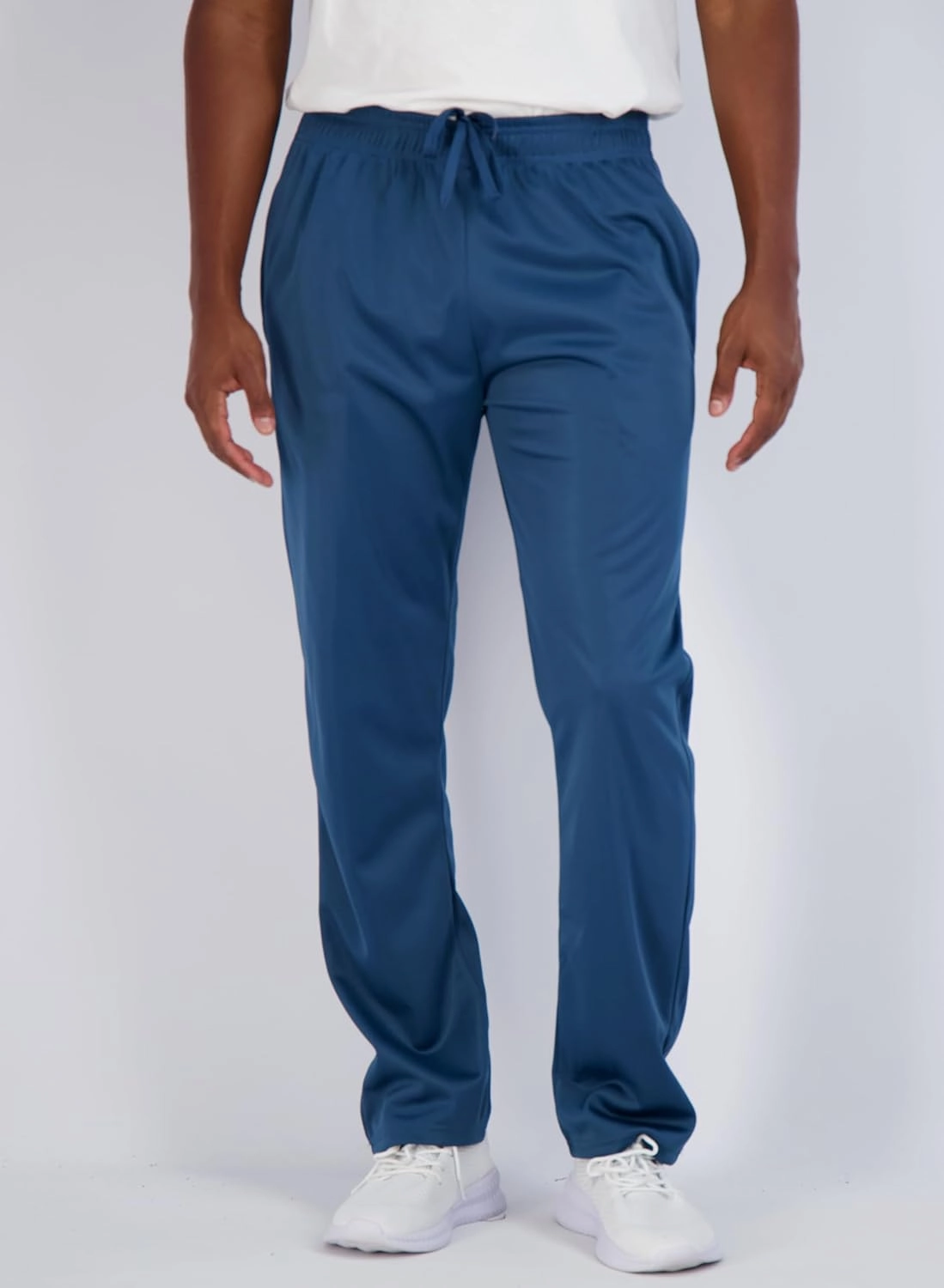 Real Essentials 3 Pack: Men's Active Athletic Casual Tricot Open Bottom Sweatpants with Pockets (Available in Big & Tall)