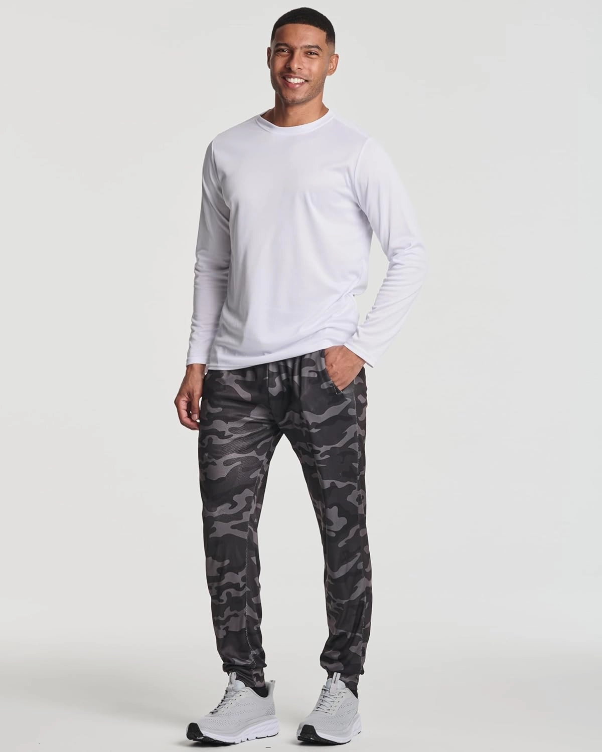 Real Essentials 3 Pack: Men's Tech Mesh Active Athletic Casual Jogger Sweatpants with Pockets(Available in Big & Tall)