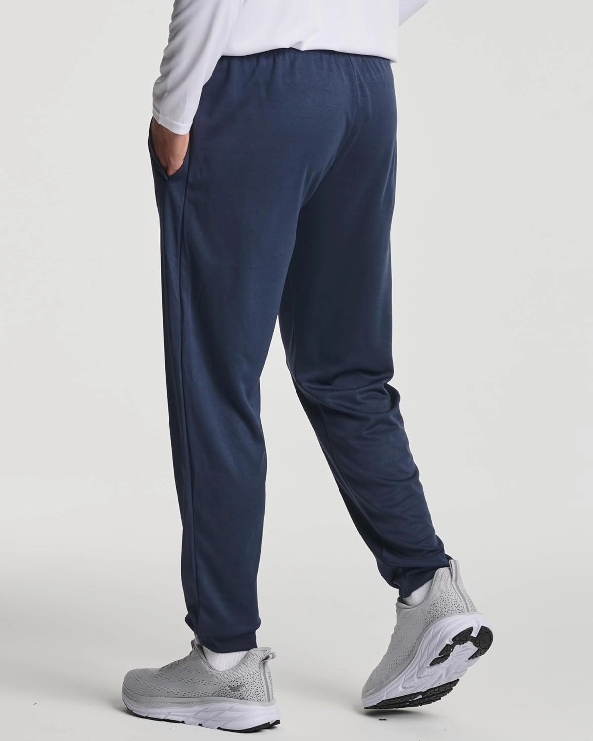 Real Essentials 3 Pack: Men's Tech Mesh Active Athletic Casual Jogger Sweatpants with Pockets(Available in Big & Tall)