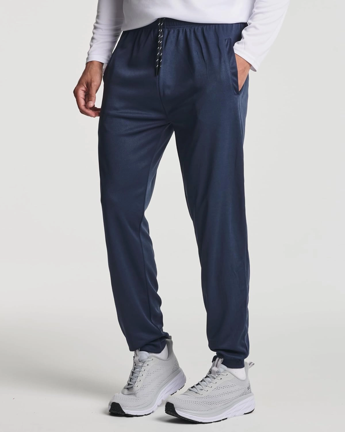 Real Essentials 3 Pack: Men's Tech Mesh Active Athletic Casual Jogger Sweatpants with Pockets(Available in Big & Tall)