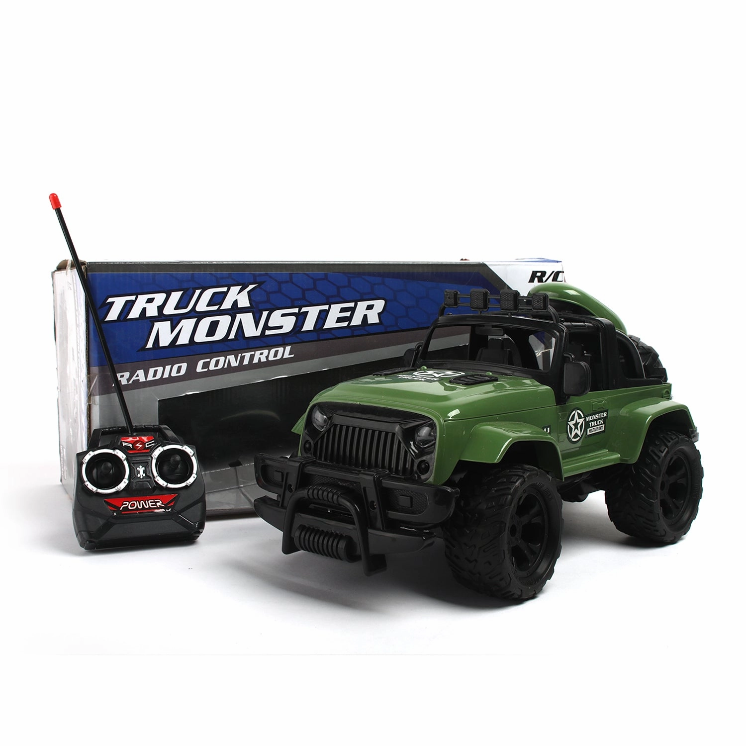 Remote Control Car Four Function With Usb - Green
