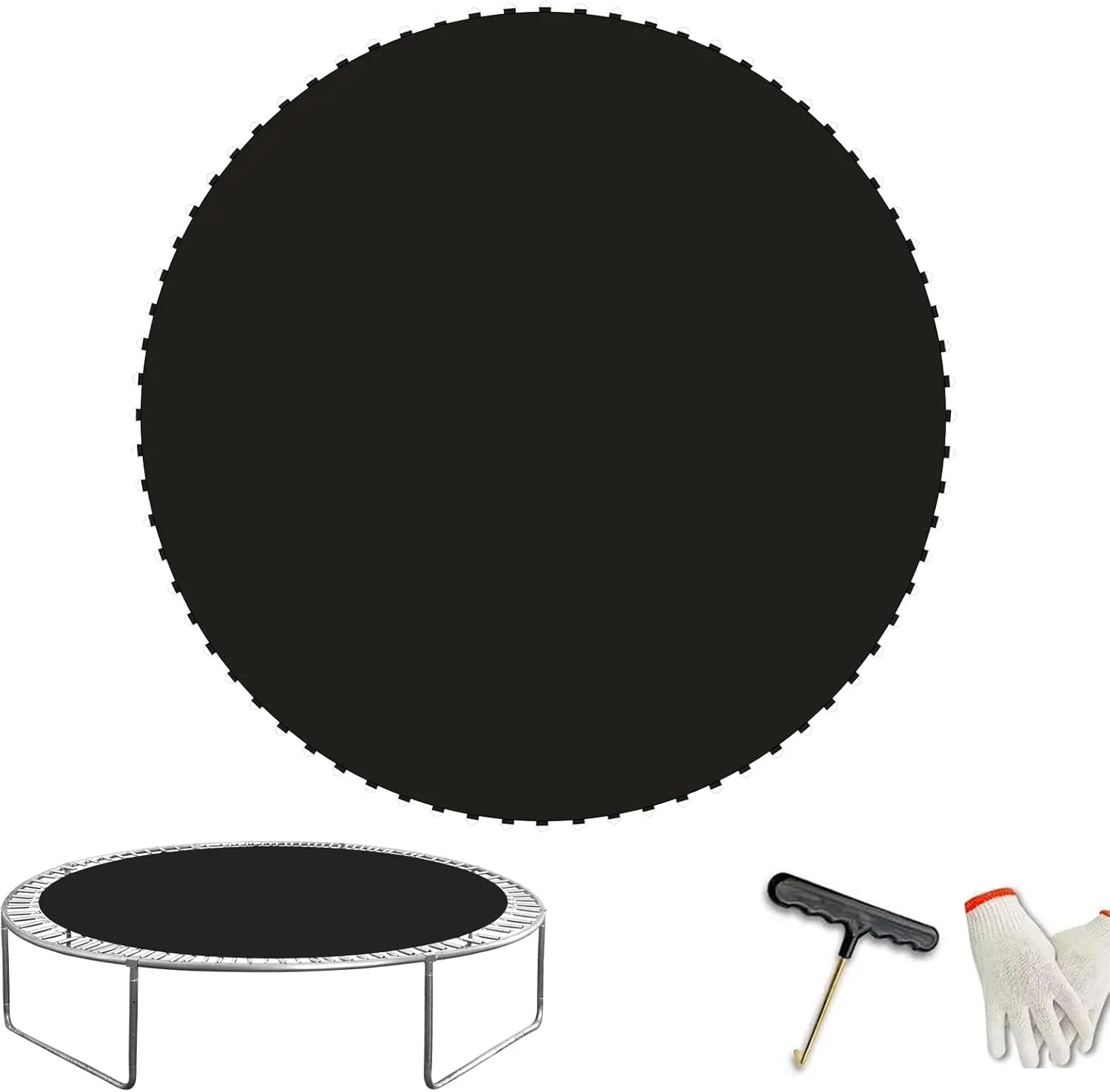 Replacement Trampoline Mat， Heavy-Duty, UV-Resistant & Durable Bounce Pad - Perfect for Safe & Fun Jumping
