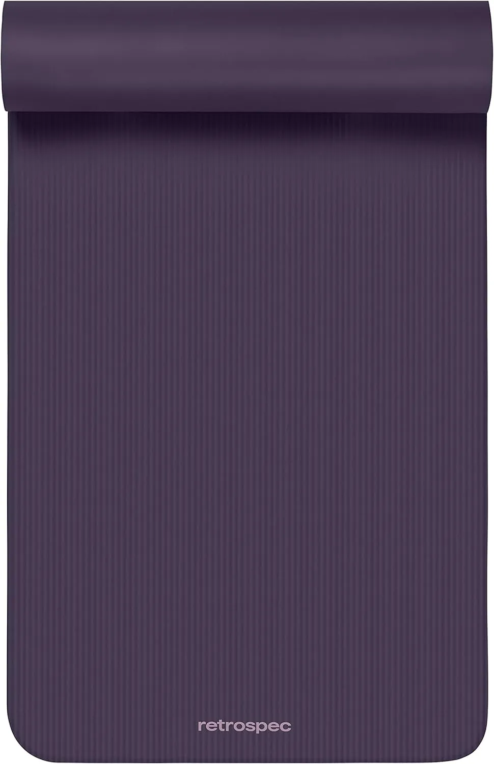 Retrospec Solana Yoga Mat 1" Thick With Nylon Carry Strap for Men & Women - Non Slip Exercise Mat for Home Yoga, Pilates, Stretching, Floor & Fitness Workouts