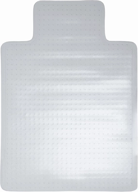 Romig Gripper Computer Office Desk Chair Mat for Carpeted Floors with Lip, Anti-Slip, Thick 2.2mm, 36 x 48 inch, Perfect for Work or Home - Clear