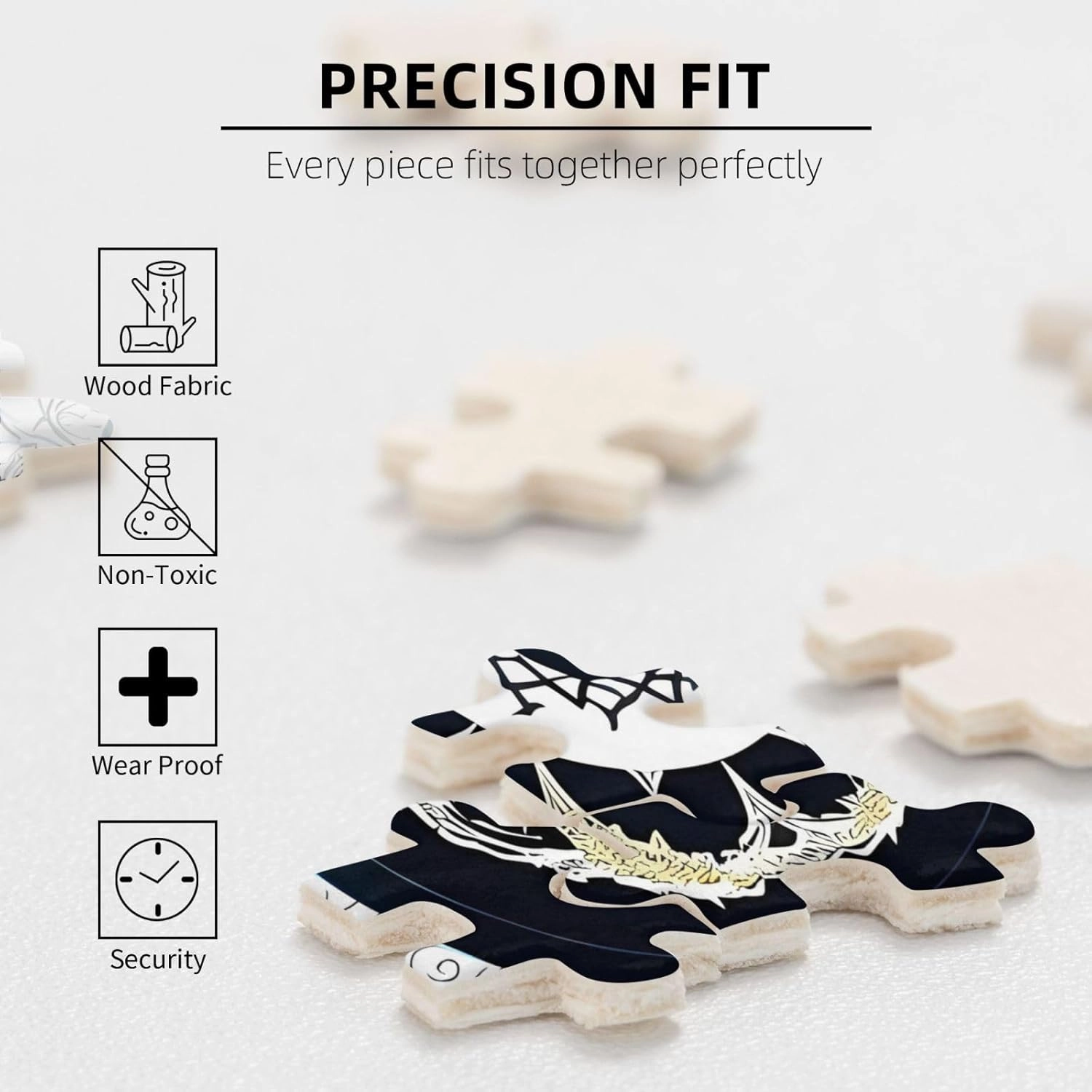 Round Totem Puzzles 500 Pieces Personalized Jigsaw Puzzles for Adults Personalized Picture with Storage Bag Puzzle Wooden Photos Puzzle for Family Home Decor (20.4" x 15")