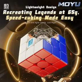 RS3M V5 Magnetic Magic Cube 3x3 - Professional Speed Cube with Maglev Ball Core