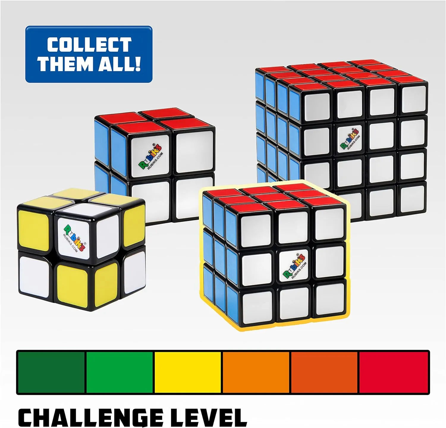 Rubik’s Cube, Original 3x3 Puzzle Brain Teaser Fidget Toy with Removable Interchangeable Mod Stickers to Customize, for Adults & Kids Ages 8 and up