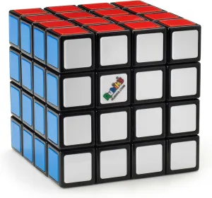 Rubik’s Cube, The Official 4x4 Rubik's Cube Classic Color-Matching Puzzle, Twisting Fidget Toy, Challenging Brain Teaser & Sensory Puzzle, for Ages 8 & Up