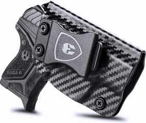 Ruger LCP II Holster, IWB Kydex Holster Fits: Ruger LCP II .380 Pistol - Not Fit LCP .380 & LCP II .22 LR, Inside Waistband Concealed Carry, Adj. Cant & 'Posi-Click' Retention, Right/Left Optional