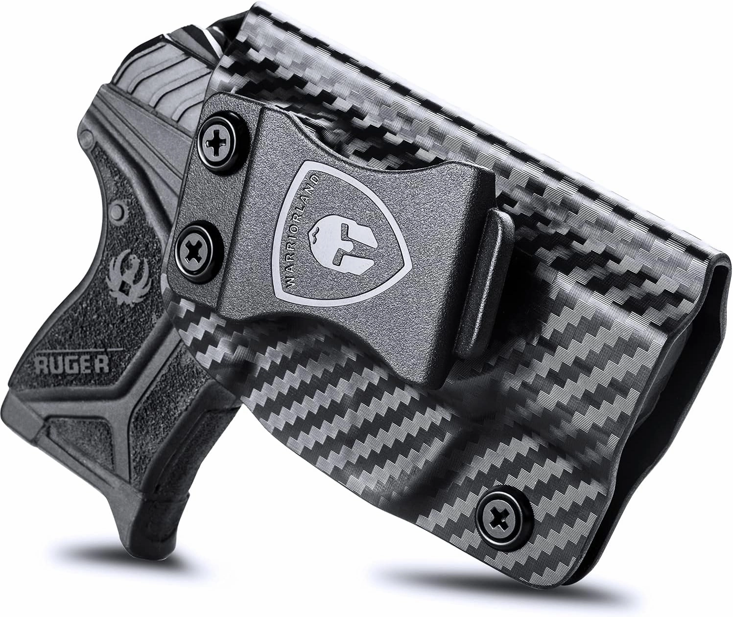 Ruger LCP II Holster, IWB Kydex Holster Fits: Ruger LCP II .380 Pistol - Not Fit LCP .380 & LCP II .22 LR, Inside Waistband Concealed Carry, Adj. Cant & 'Posi-Click' Retention, Right/Left Optional
