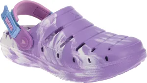 RUGGED SHARK Molded Clog for Kids, Cove CLG with Adjustable Achilles Strap, Big Kid Size 6, Purple