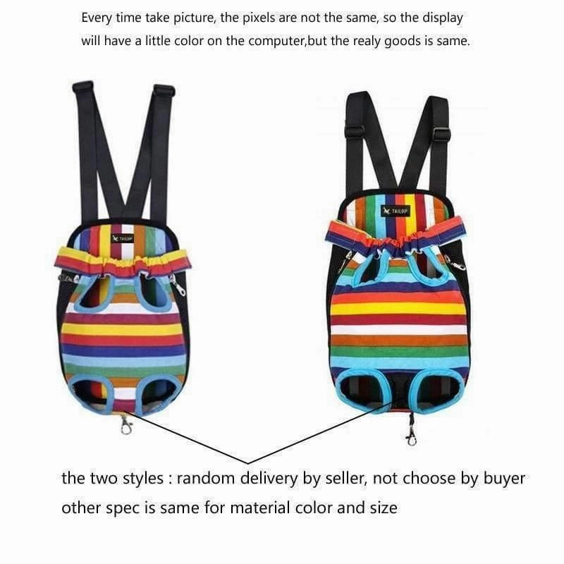 Rynx | Pets Chest Backpack Legs Made Breathable Small Dog Carrier Bag Walking Traveling Puppies Front Chest Carrier for Pets Large Cat ZNP13