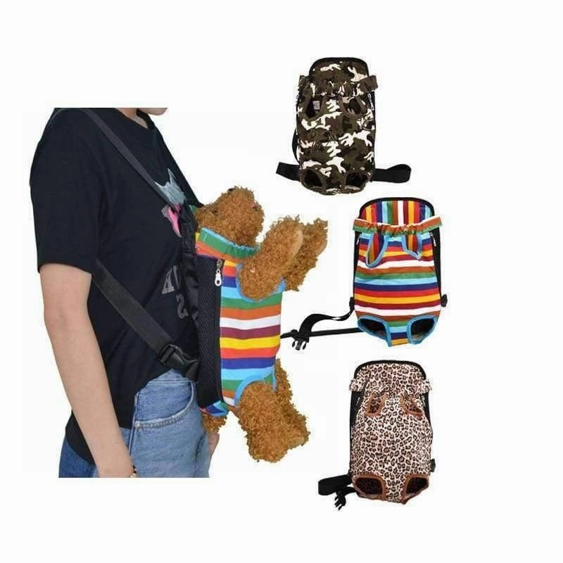 Rynx | Pets Chest Backpack Legs Made Breathable Small Dog Carrier Bag Walking Traveling Puppies Front Chest Carrier for Pets Large Cat ZNP13